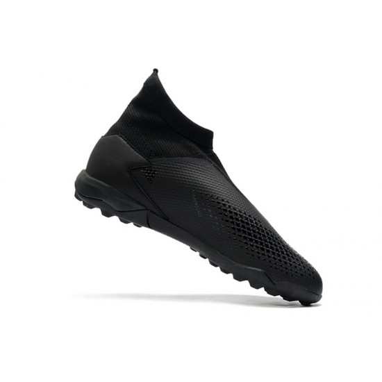 Adidas Predator 20.3 Laceless TF Triple Black 39-45