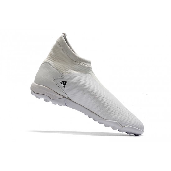 Adidas Predator 20.3 Laceless TF White Black 39-45