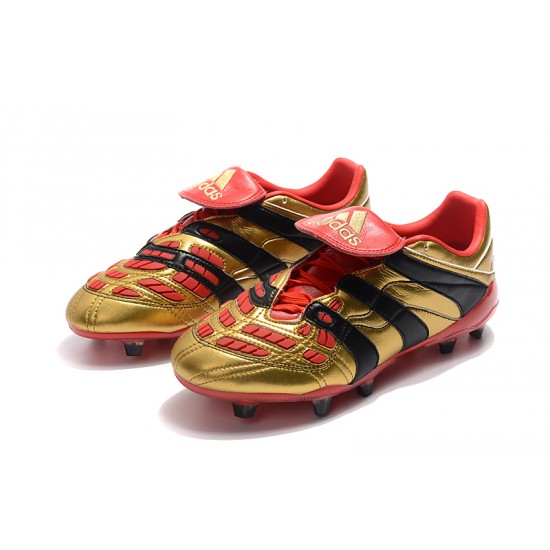 Adidas Predator Accelerator FG Gold Black Red 39-45