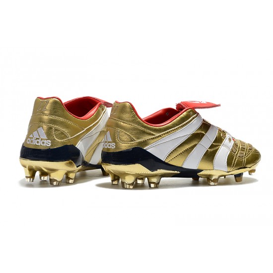 Adidas Predator Accelerator FG Gold White Gold 39-45