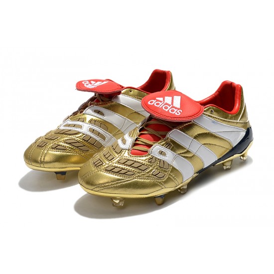 Adidas Predator Accelerator FG Gold White Gold 39-45