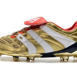 Adidas Predator Accelerator FG Gold White Gold 39-45