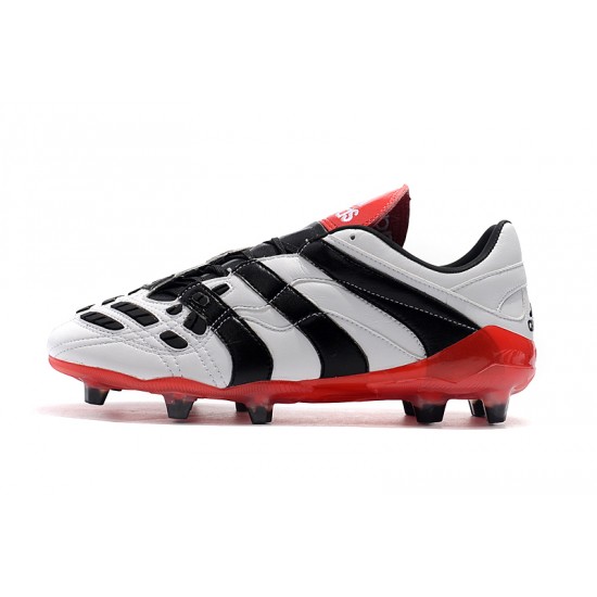 Adidas Predator Accelerator FG White Black Red 39-45