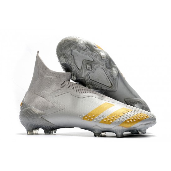 Adidas Predator Mutator 20+ FG Silver Grey Gold 39-45