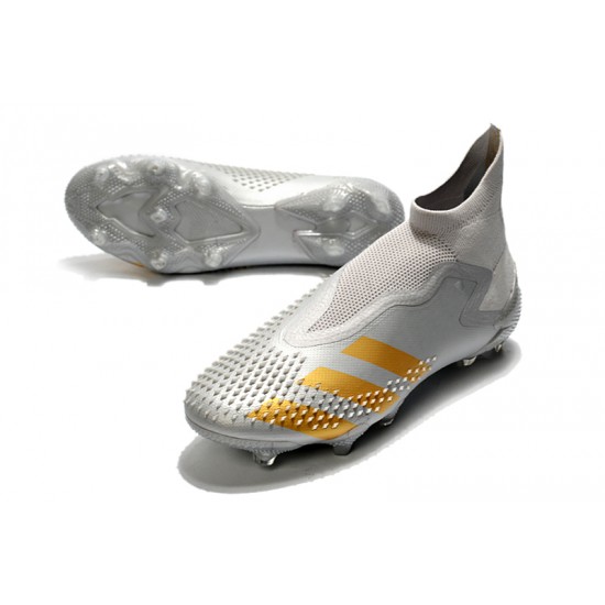 Adidas Predator Mutator 20+ FG Silver Grey Gold 39-45