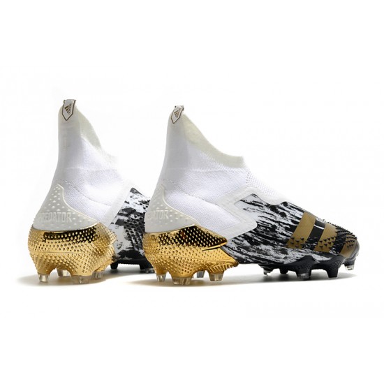 Adidas Predator Mutator 20+ FG White Black Gold 39-45