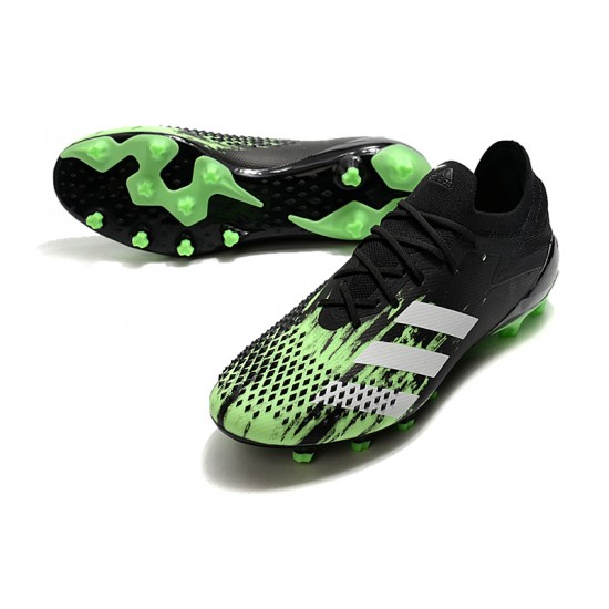 Adidas Predator Mutator 20.1 Low AG Black Green Silver 39-45