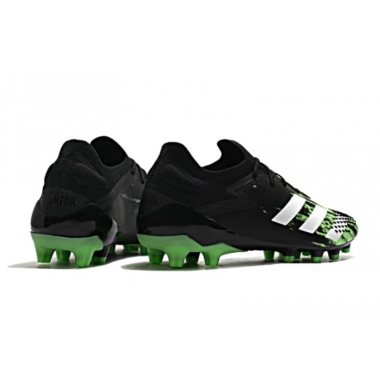 Adidas Predator Mutator 20.1 Low AG Black Green Silver 39-45