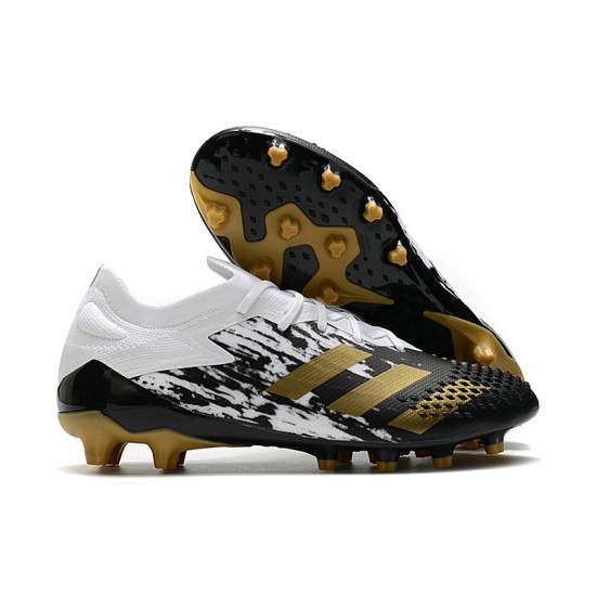 Adidas Predator Mutator 20.1 Low AG Black White Gold 39-45