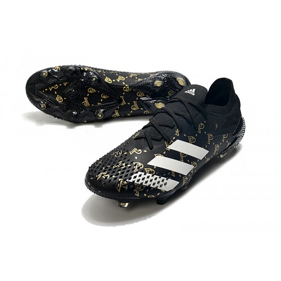 Adidas Predator Mutator 20.1 Low FG Black Gold Silver 39-45