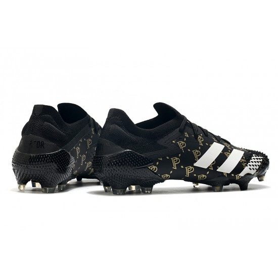 Adidas Predator Mutator 20.1 Low FG Black Gold Silver 39-45