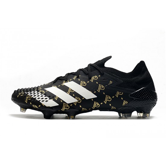 Adidas Predator Mutator 20.1 Low FG Black Gold Silver 39-45