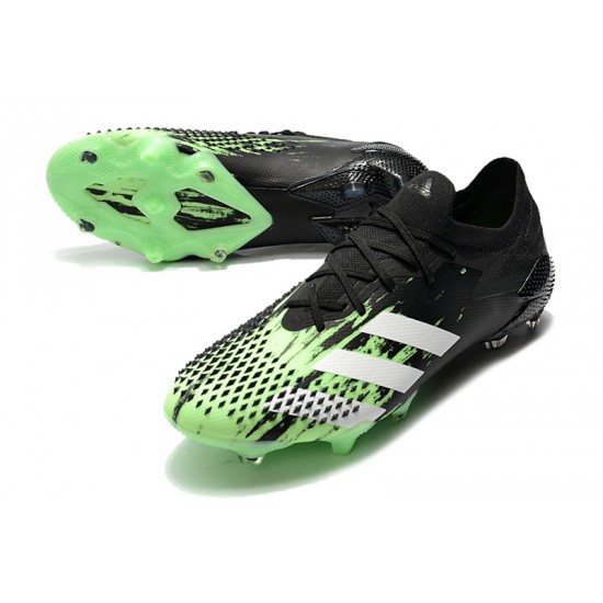 Adidas Predator Mutator 20.1 Low FG Black Green Silver 39-45