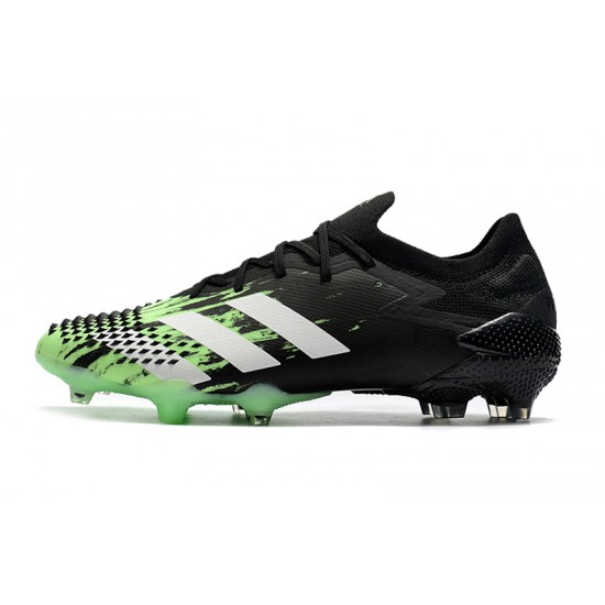 Adidas Predator Mutator 20.1 Low FG Black Green Silver 39-45