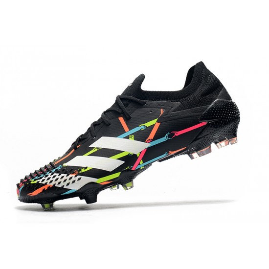 Adidas Predator Mutator 20.1 Low FG Black Silver Blue 39-45