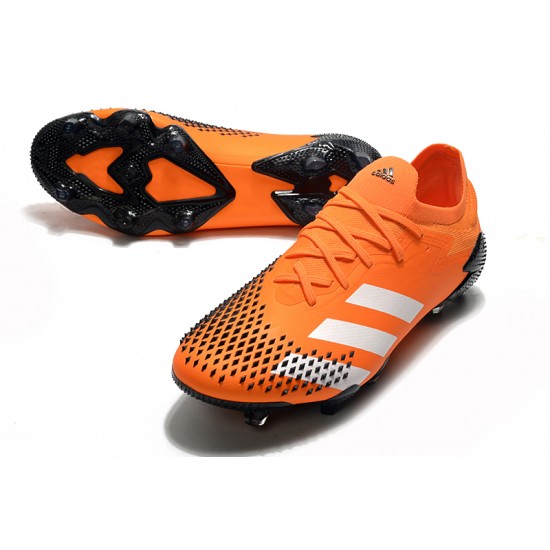 Adidas Predator Mutator 20.1 Low FG Orange Black Silver 39-45