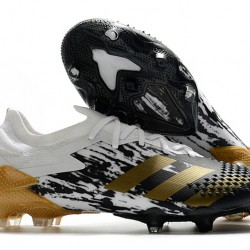 Adidas Predator Mutator 20.1 Low FG White Black Gold 39-45