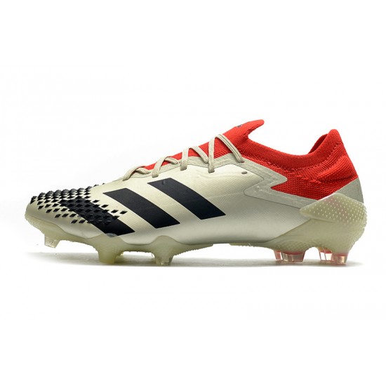 Adidas Predator Mutator 20.1 Low FG White Black Red 39-45