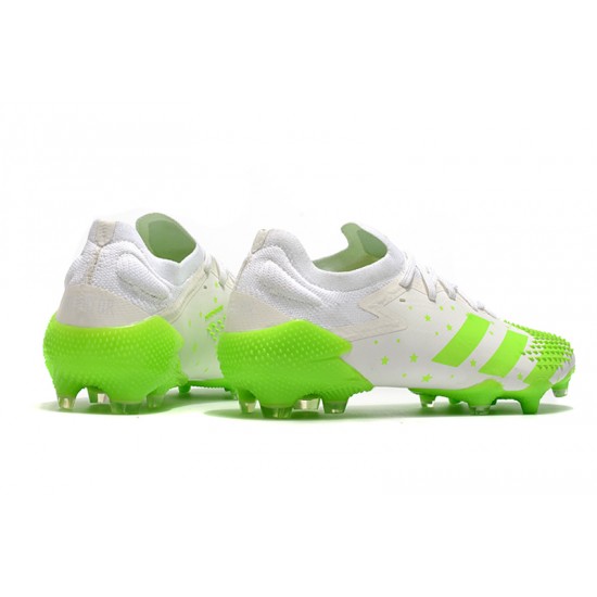 Adidas Predator Mutator 20.1 Low FG White Green 39-45