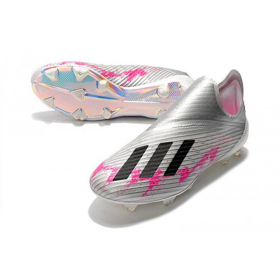 Adidas X 19+ FG Silver Pink Black 39-45