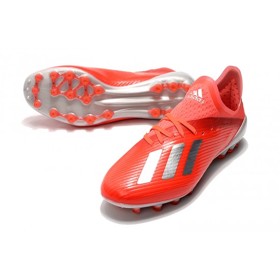 Adidas X 19.1 AG Red Silver 39-45