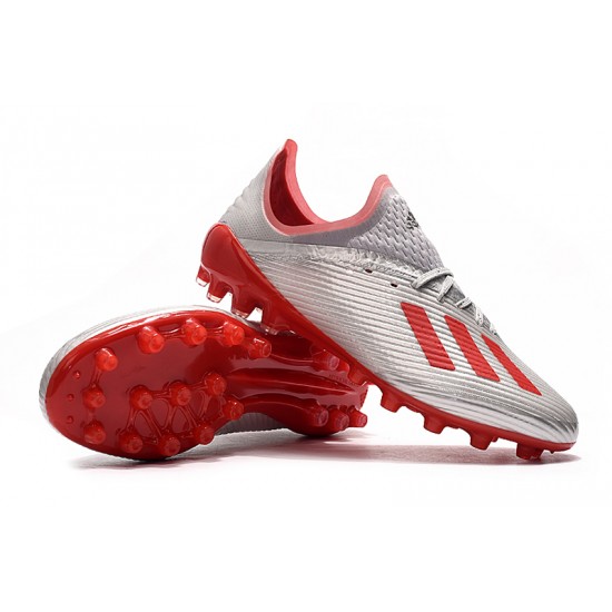 Adidas X 19.1 AG Silver Red 39-45