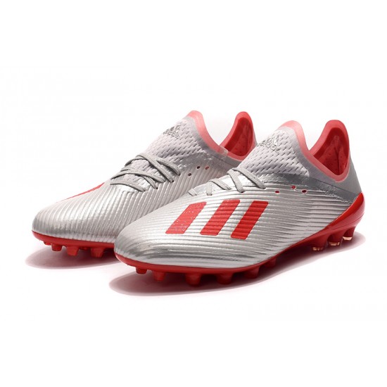 Adidas X 19.1 AG Silver Red 39-45
