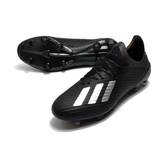 Adidas X 19.1 FG Black White 39-45