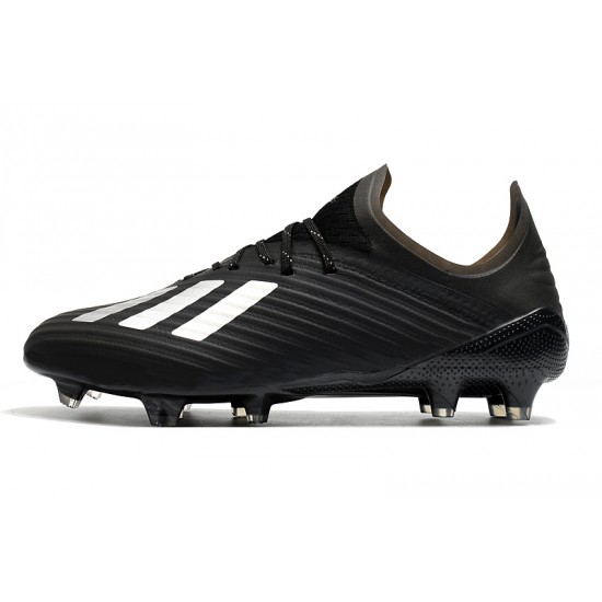 Adidas X 19.1 FG Black White 39-45