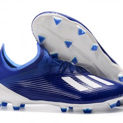 Adidas X 19.1 FG Blue Silver 39-45