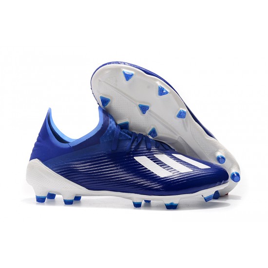 Adidas X 19.1 FG Blue Silver 39-45