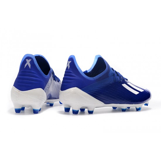 Adidas X 19.1 FG Blue Silver 39-45