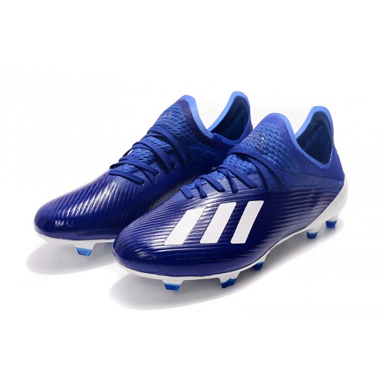 Adidas X 19.1 FG Blue Silver 39-45