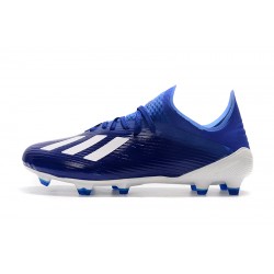 Adidas X 19.1 FG Blue Silver 39-45