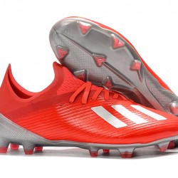 Adidas X 19.1 FG Red Silver 39-45