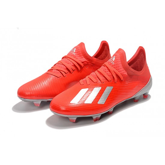 Adidas X 19.1 FG Red Silver 39-45