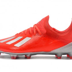 Adidas X 19.1 FG Red Silver 39-45