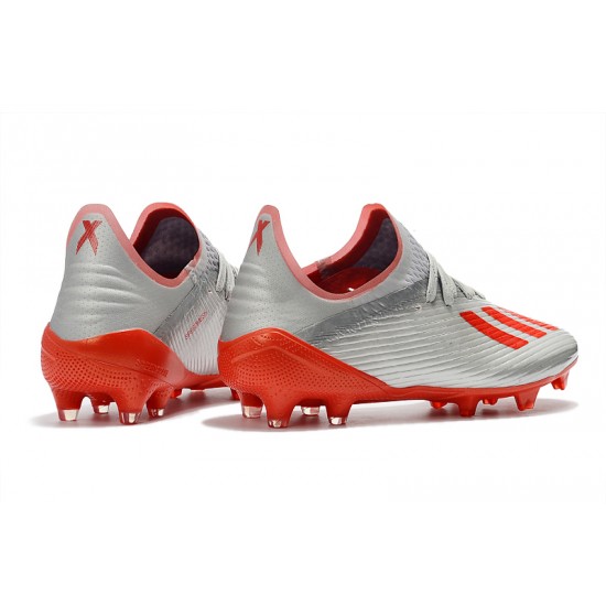 Adidas X 19.1 FG Silver Red 39-45