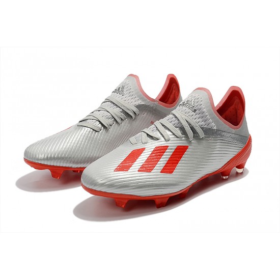 Adidas X 19.1 FG Silver Red 39-45