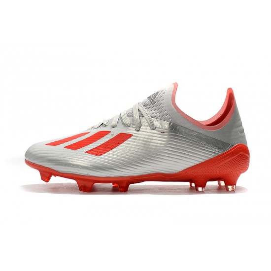 Adidas X 19.1 FG Silver Red 39-45