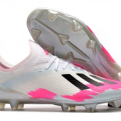 Adidas X 19.1 FG White Pink Black 35-45