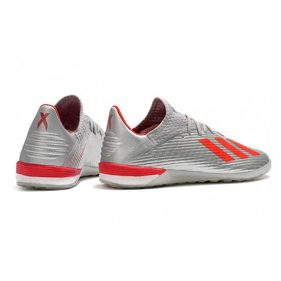 Adidas X 19.1 IC Silver Red 39-45