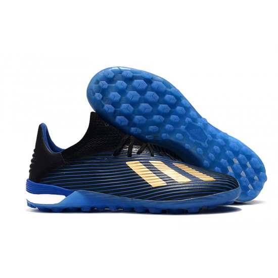 Adidas X 19.1 TF Blue Gold Black 39-45