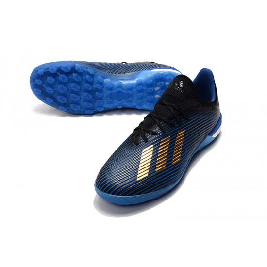 Adidas X 19.1 TF Blue Gold Black 39-45