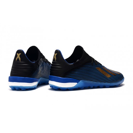 Adidas X 19.1 TF Blue Gold Black 39-45