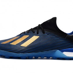 Adidas X 19.1 TF Blue Gold Black 39-45