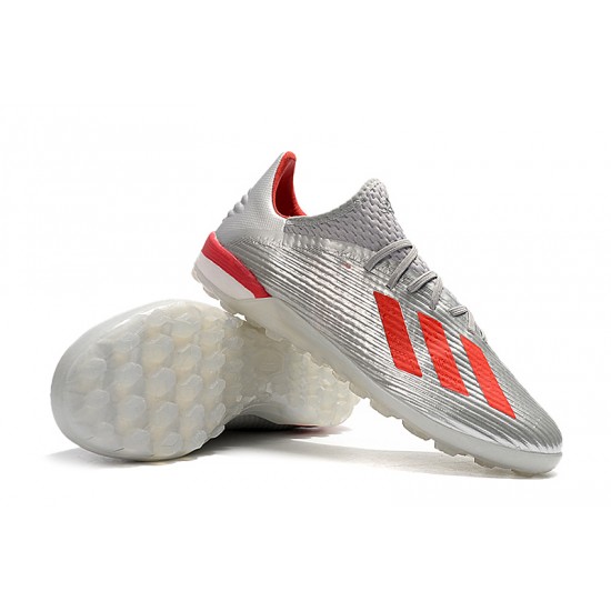 Adidas X 19.1 TF Silver Red 39-45
