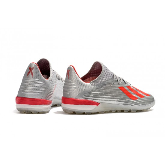 Adidas X 19.1 TF Silver Red 39-45