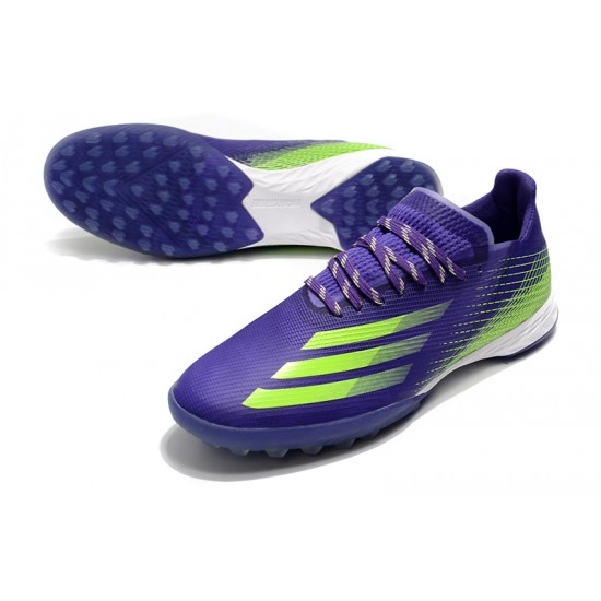 Adidas X Ghosted.1 TF Purple Green 39-45