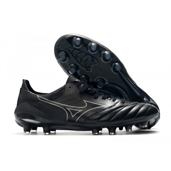 Mizuno Morelia Neo II Made in Japan Black Grey 39-45